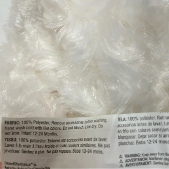 Lamb Sheep Costume Dress and Hat Size 12-24 months toddler kids - Picture 5 of 12